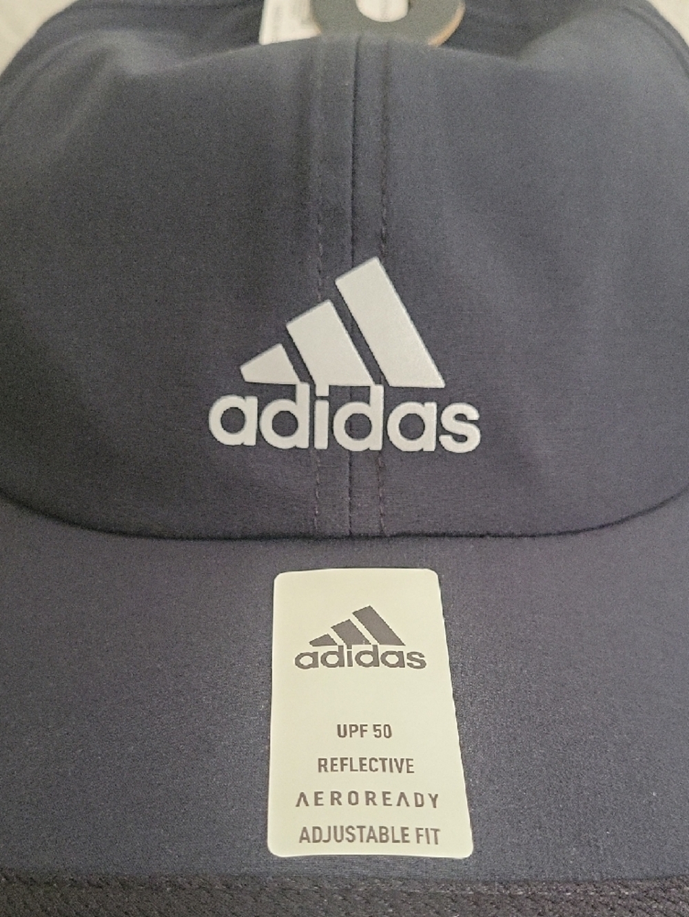 Adidas Black Performance Aeroready Cap with Reflective Logo - Picture 7 of 7